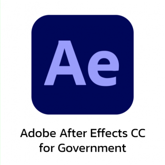 Adobe After Effects CC for Government (โปรแกรมทําเอฟเฟกต์ สร้างเอฟเฟกต์ สำหรับวิดีโอ สำหรับหน่วยงานราชการ) : License per User (1-Year Subscription License)