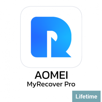 AOMEI MyRecover Pro - Lifetime License (โปรแกรมกู้ข้อมูล กู้ไฟล์ที่เผลอลบไป กู้ไฟล์จากความเสียหายของ Windows รุ่นโปร ลิขสิทธิ์ซื้อขาด) : License per Computer (Lifetime License)