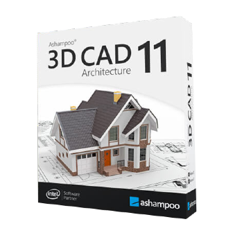 Ashampoo 3D CAD Architecture 11 (โปรแกรมออกแบบ 3 มิติ ออกแบบบ้าน งานสถาปัตยกรรม รุ่นเริ่มต้น) : License per PC (Lifetime License)