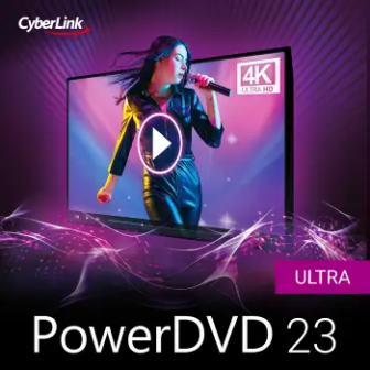 CyberLink PowerDVD 23 Ultra (โปรแกรมดูหนัง ฟังเพลง เปิดดูรูปภาพ ยอดนิยม รุ่นระดับสูง รองรับวิดีโอ 8K) : License per PC (Perpetual License)